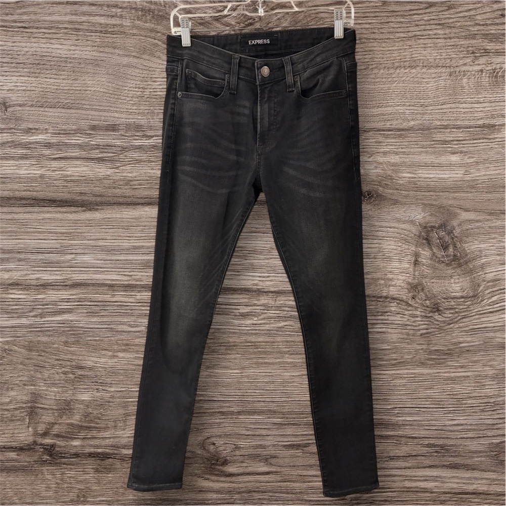 Express Men's Dark Skinny Jeans
